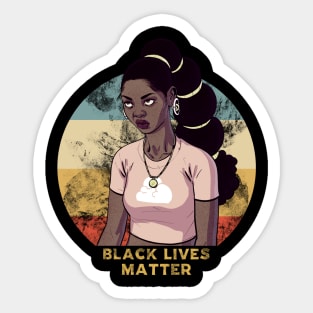 BLM retro style 2020 Sticker